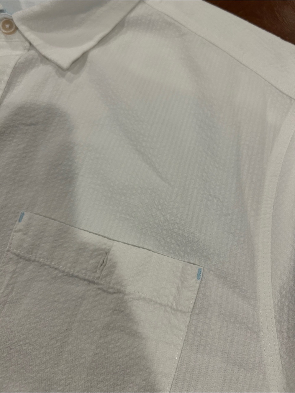 Tommy Bahama White Short-Sleeve Button-Down Shirt - Picture 2 of 6